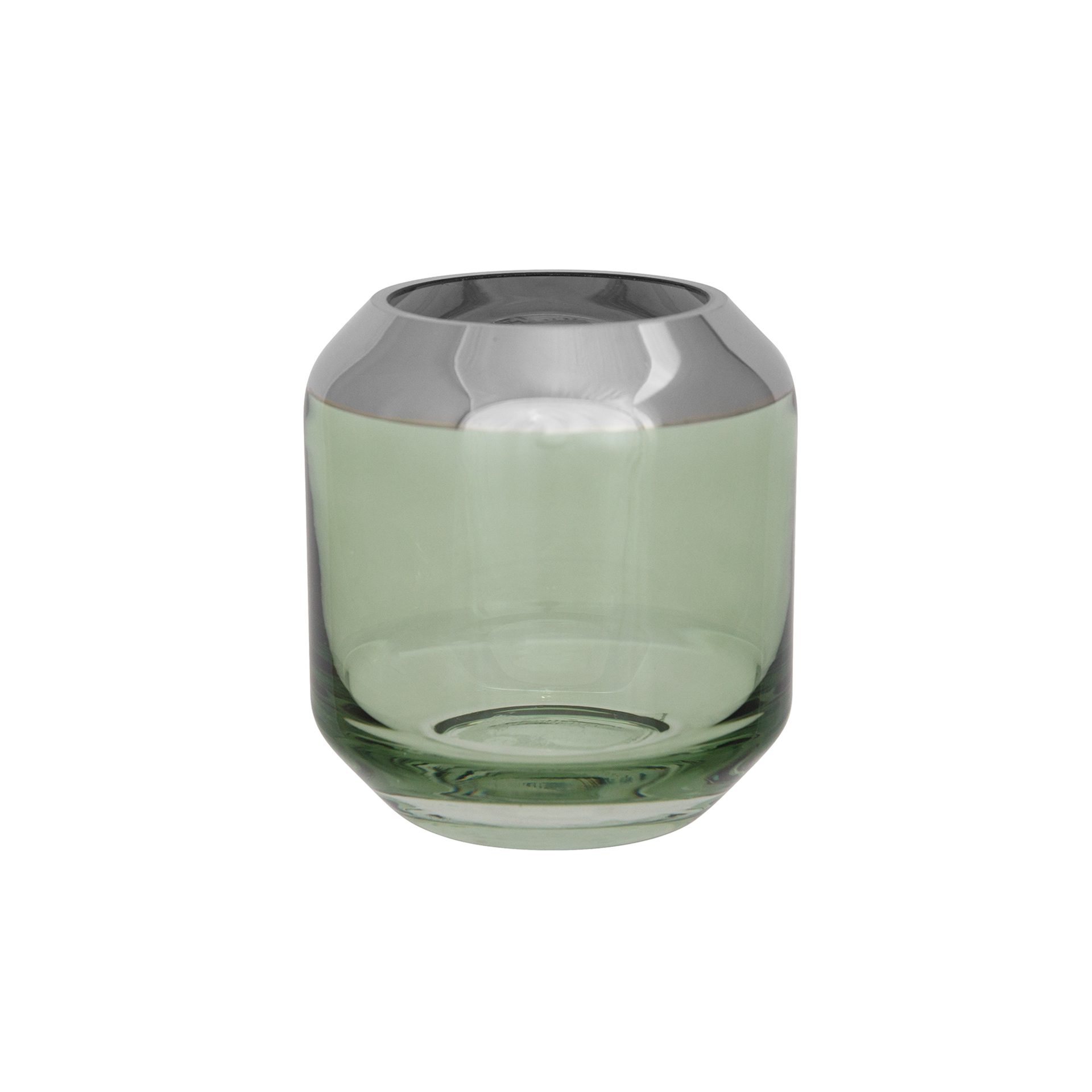 Teelichthalter/ Vase/ Windlicht Fink grün, von „Smilla