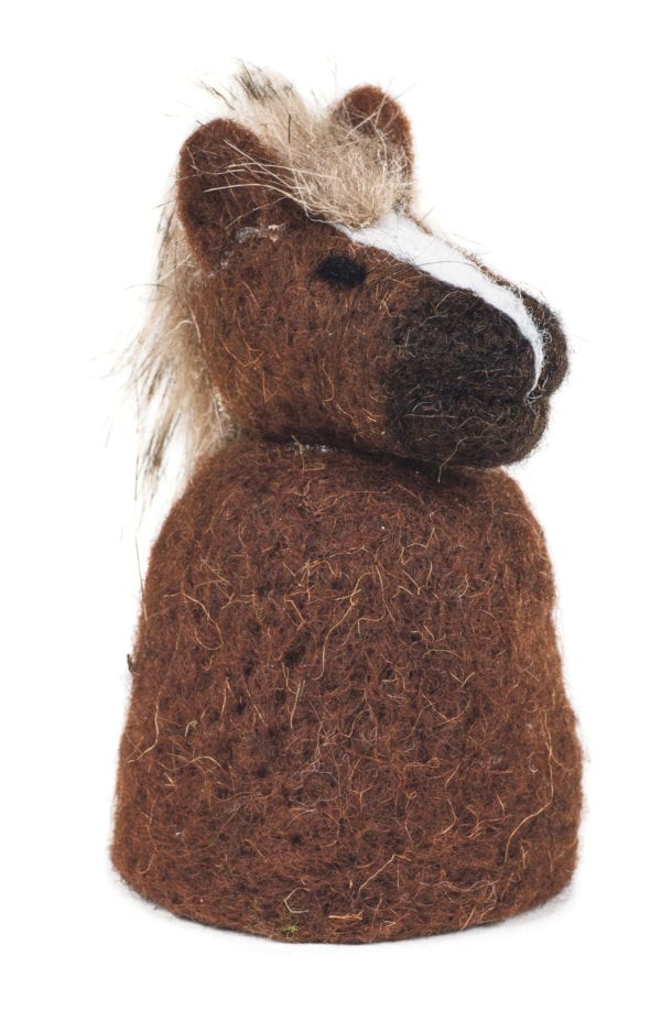 Eierwärmer Pferd, aus Filz, von Baden, Höhe 11cm 1 | Asmondo – Deko, Geschenke und mehr