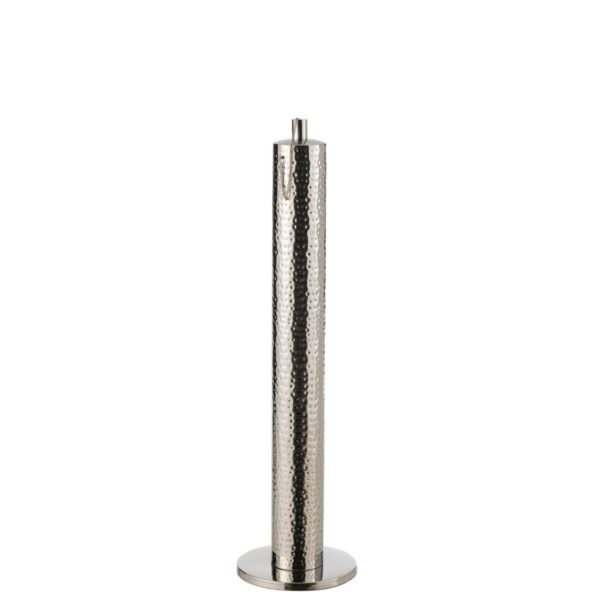 J-Line Taschenlampe Tiffany Edelstahl Silber Groß 1 | Asmondo – Deko, Geschenke und mehr