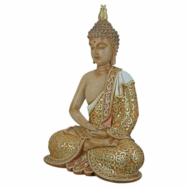 Poly Buddha "Mangala", H 29cm , von Gilde 1 | Asmondo – Deko, Geschenke und mehr