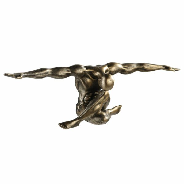 Poly Figur "Cliffhanger", 59,5x20cm, bronzefarben, von Gilde 1 | Asmondo – Deko, Geschenke und mehr