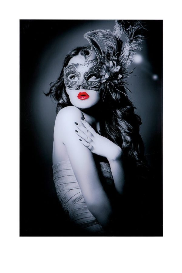 Acryl Bild „Maskenball", 2,5x60x90 cm, von Gilde 1 | Asmondo – Deko, Geschenke und mehr
