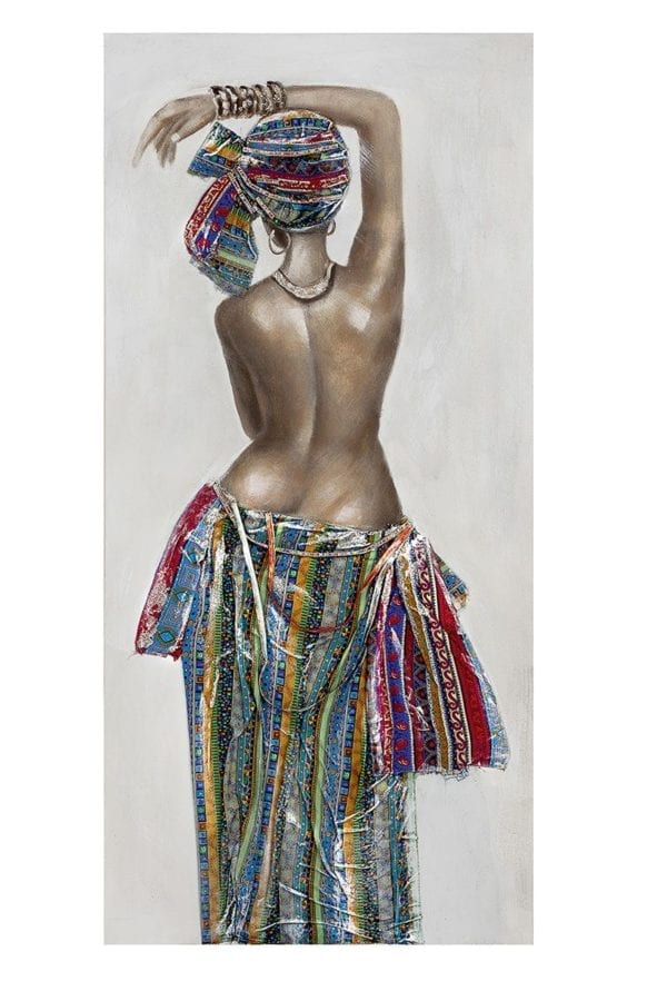 Gemälde: „Afrikanische Schönheit“, 3D Effekt, 4x70x149cm, von Gilde 1 | Asmondo – Deko, Geschenke und mehr