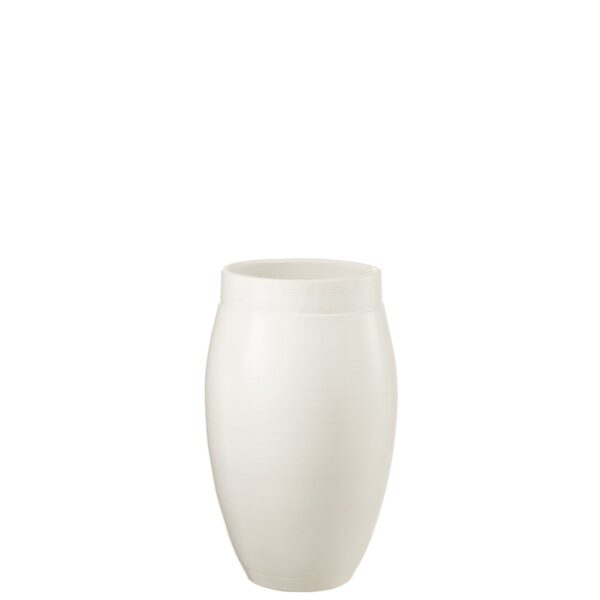 J-Line Vase Gio Keramik Weiß Klein – 37,00 cm hoch 1 | Asmondo – Deko, Geschenke und mehr