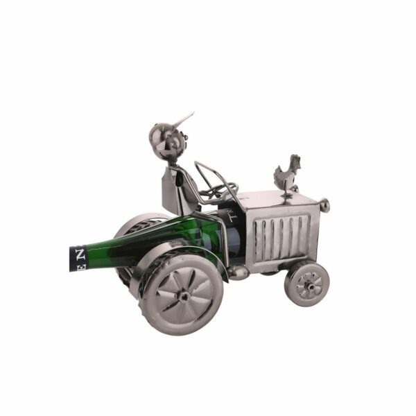 Flaschenhalter "Traktor"von Gilde, robust 1 | Asmondo – Deko, Geschenke und mehr