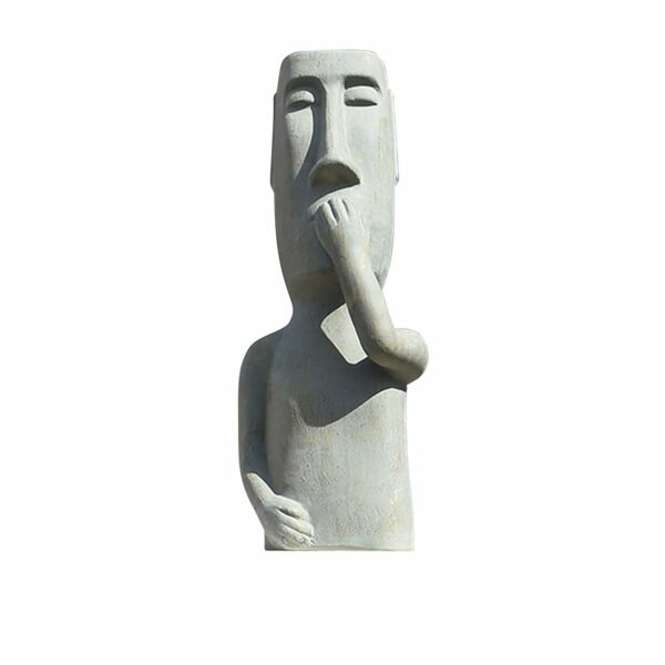 Magnesia Skulptur "Nichts sagen ", H 61,5 cm, von Gilde 1 | Asmondo – Deko, Geschenke und mehr