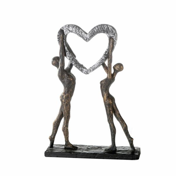 Poly Skulptur "Victory" broncefinish, H 37 cm, von Gilde 1 | Asmondo – Deko, Geschenke und mehr