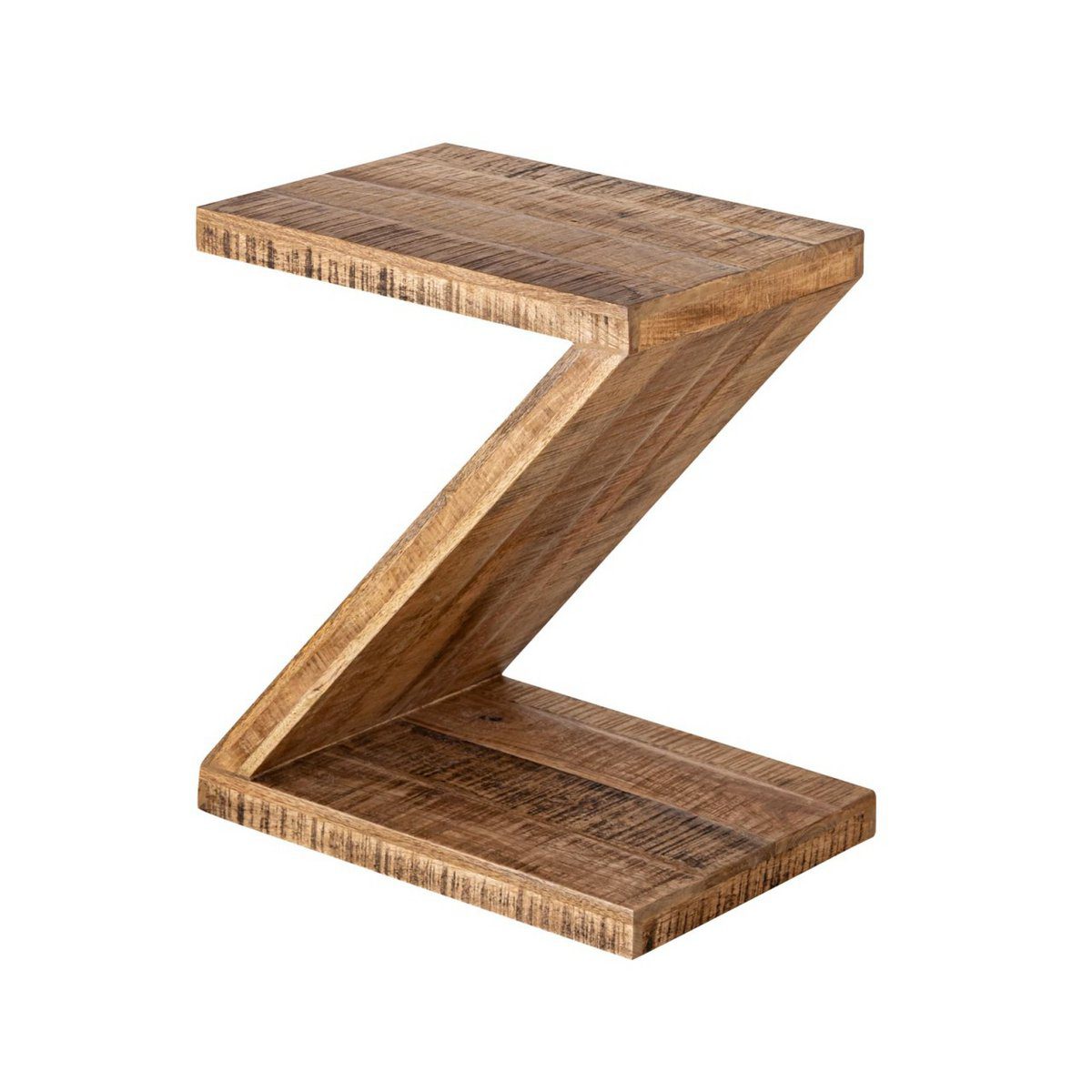 Beistelltisch Holz Z Form 42x50x31cm Zoro Sofatisch
