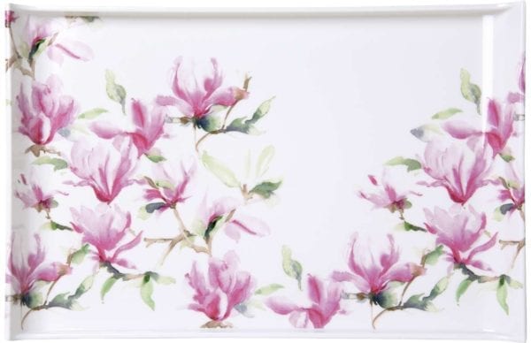 Tablett „Magnolia Poesie“, 22,5x35cm 1 | Asmondo – Deko, Geschenke und mehr