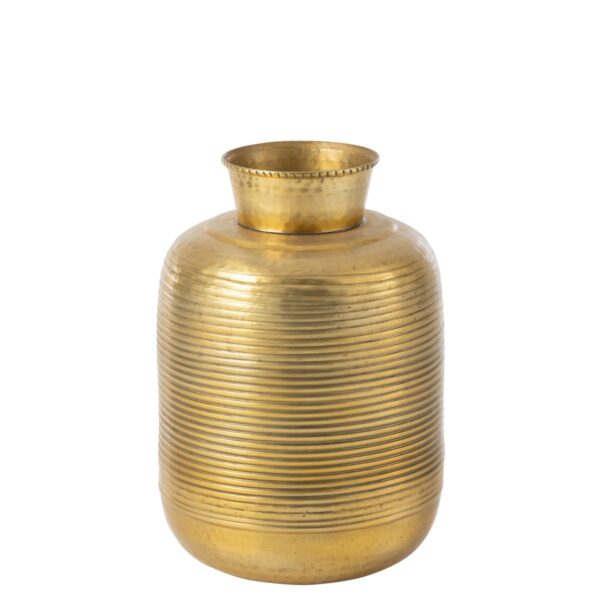 J-Line Vasenringe Aluminium Gold – 46,00 cm hoch 1 | Asmondo – Deko, Geschenke und mehr