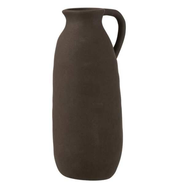 J-Line Vase Krug Keramik Schwarz Groß – 36,00 cm hoch 1 | Asmondo – Deko, Geschenke und mehr