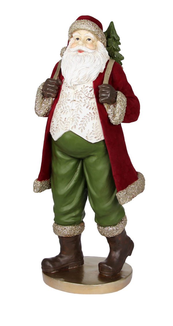 Weihnachtsmann „Martino", nostalgischer Santa, von Kaheku, Höhe 47cm 1 | Asmondo – Deko, Geschenke und mehr