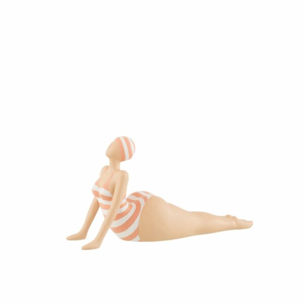 Skulptur Frau Yoga liegend Poly, H 26,5, von J-Line 1 | Asmondo – Deko, Geschenke und mehr