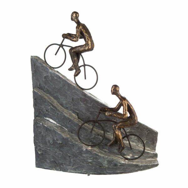 Poly/Metall Skulptur "Racing" bronzefarben, von Gilde 1 | Asmondo – Deko, Geschenke und mehr