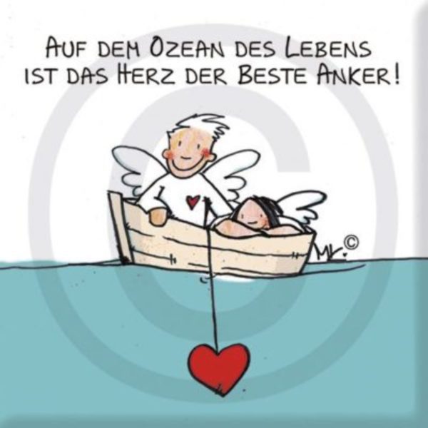 Magnet "auf dem Ozean des Lebens, ist das Herz der beste Anker"