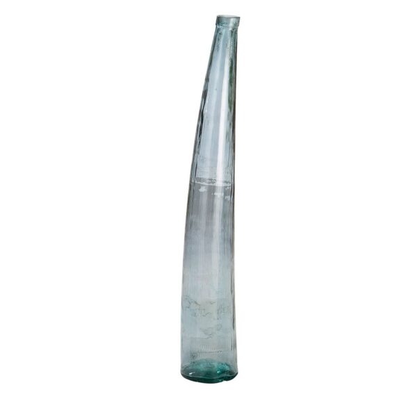 Glas Vase Corno, blau H 120cm, von Gilde 1 | Asmondo – Deko, Geschenke und mehr