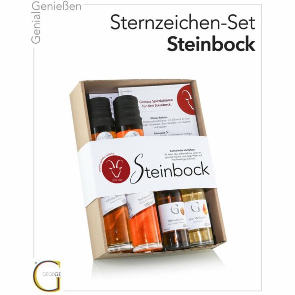 "Sternzeichen Set" – Steinbock, von Genial Geniessen 1 | Asmondo – Deko, Geschenke und mehr