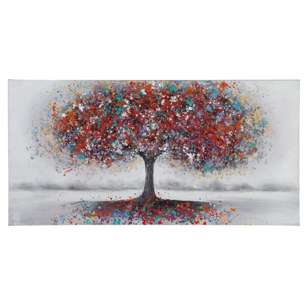Holz/Leinen Bild Gemälde Baum "Pomposa" 1 | Asmondo – Deko, Geschenke und mehr