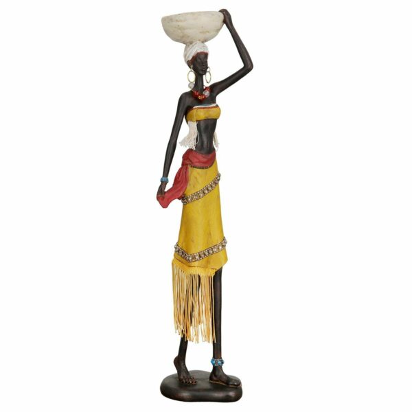 Skulptur Poly Afrikanerin "Auma", H46cm, von Gilde 1 | Asmondo – Deko, Geschenke und mehr