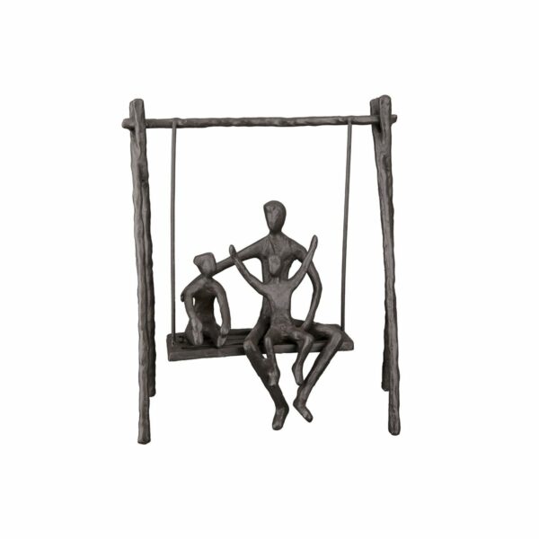 Eisen Design Skulptur "Vaterliebe", H 21 cm, von Gilde 1 | Asmondo – Deko, Geschenke und mehr