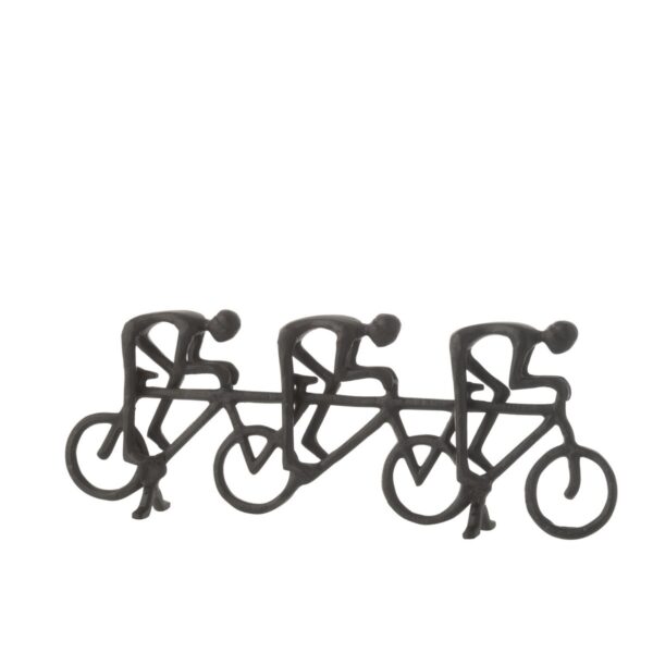J-Line Figur Radfahrer - Aluminium - Schwarz 1 | Asmondo – Deko, Geschenke und mehr